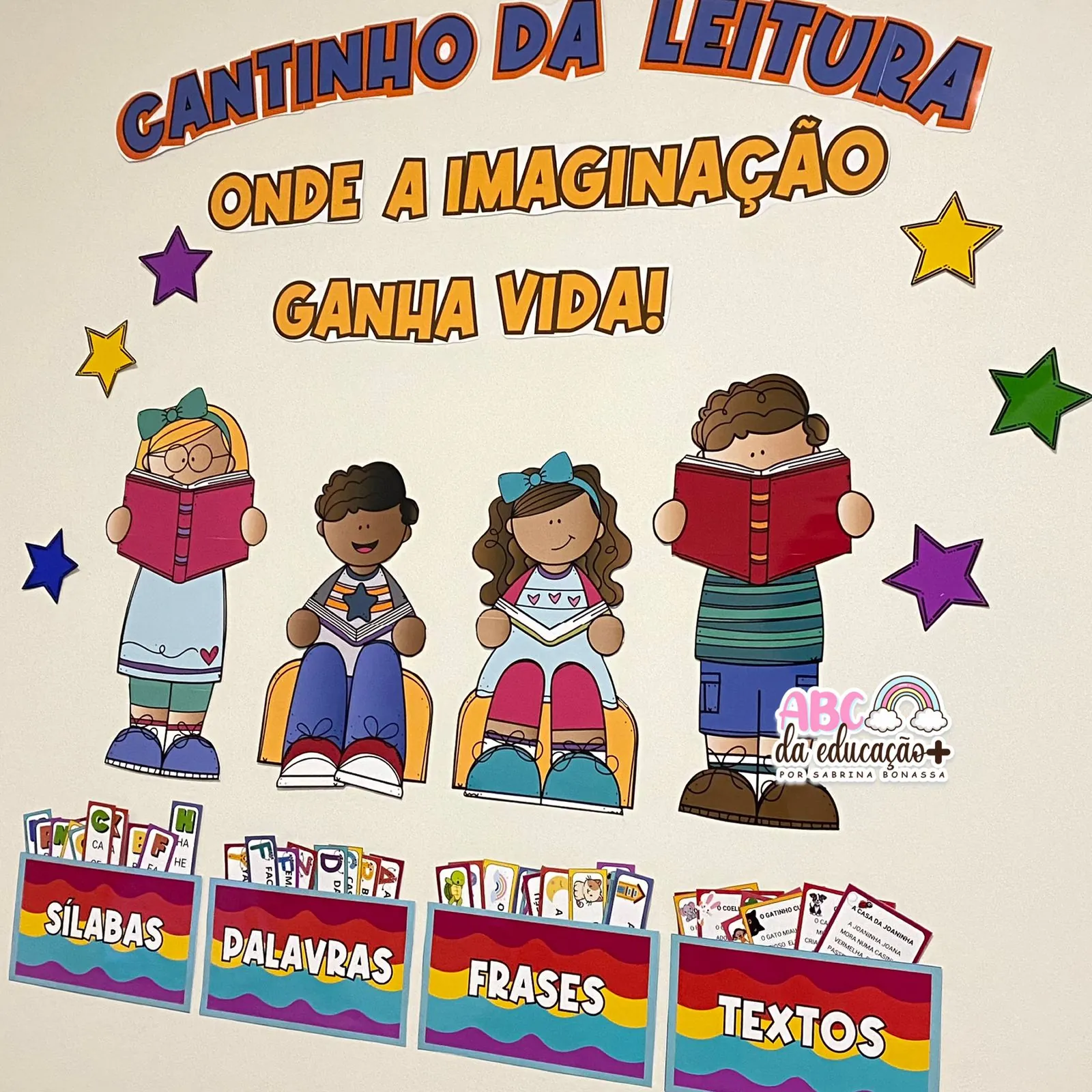 Cantinho da Leitura – Painel + Fichas de leitura - Imagem 9