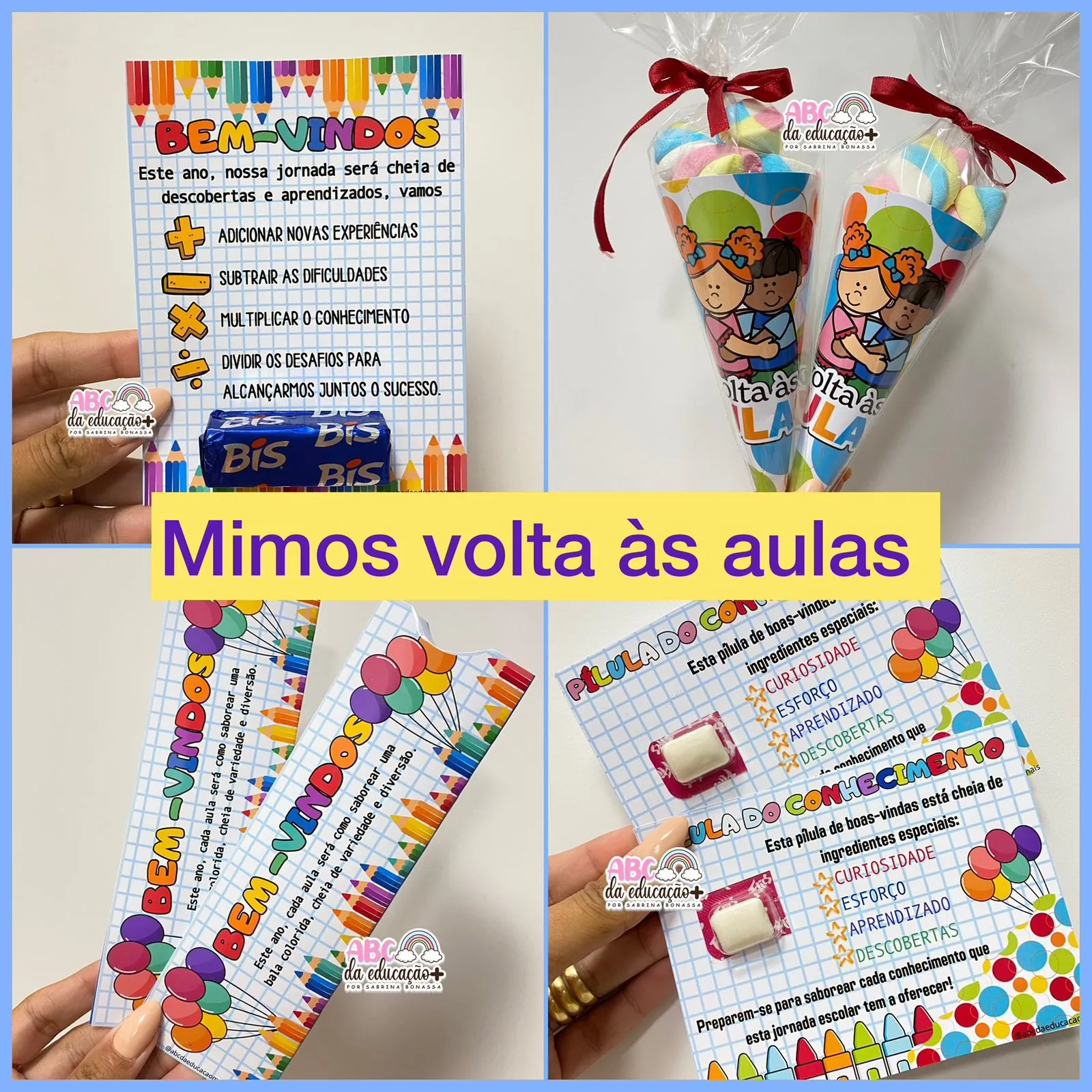 Mimos Volta às aulas – 4 modelos