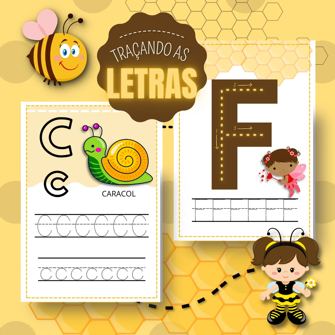 Apostila Traçando o Alfabeto - 85 páginas