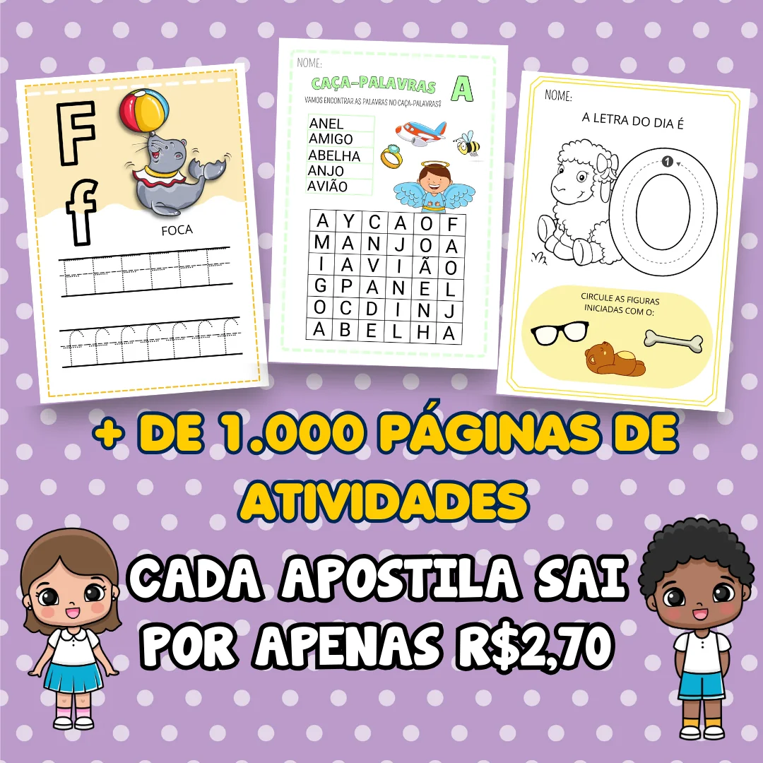 Super Combo de Apostilas para Alfabetização + de 1.000 páginas - Image 2