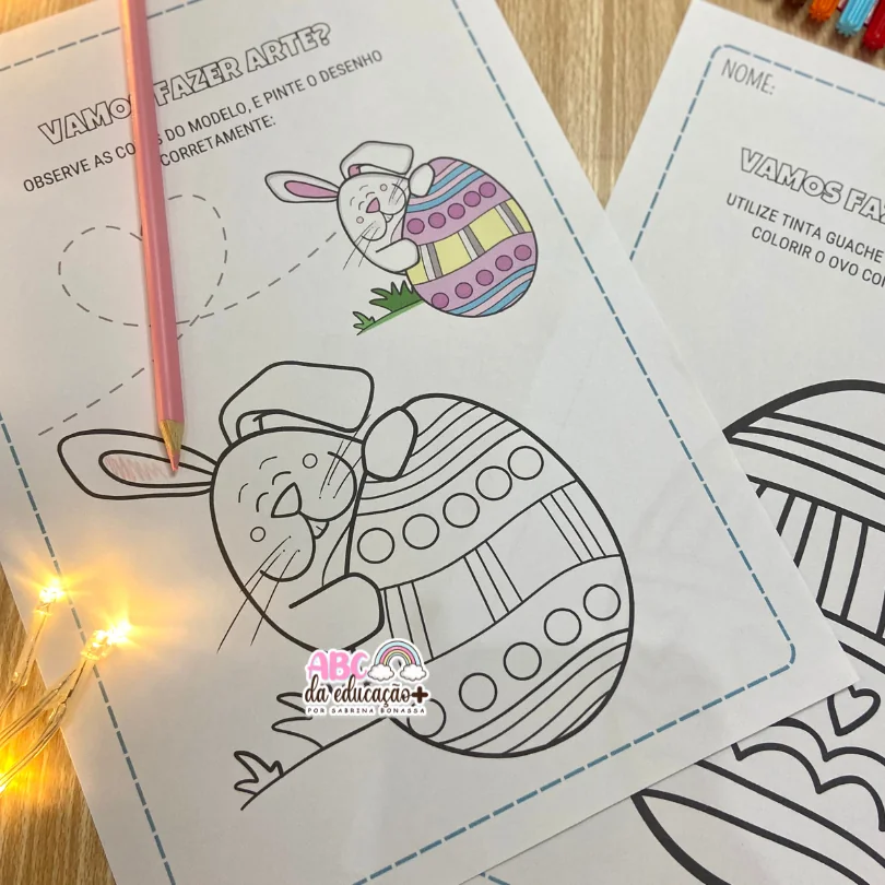 Apostila de Atividades de Páscoa – Alfabetização e Educação Infantil - Image 10