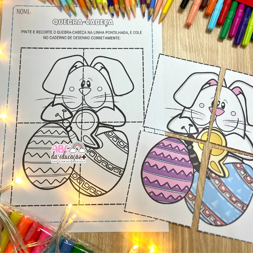 Apostila de Atividades de Páscoa – Alfabetização e Educação Infantil - Image 13