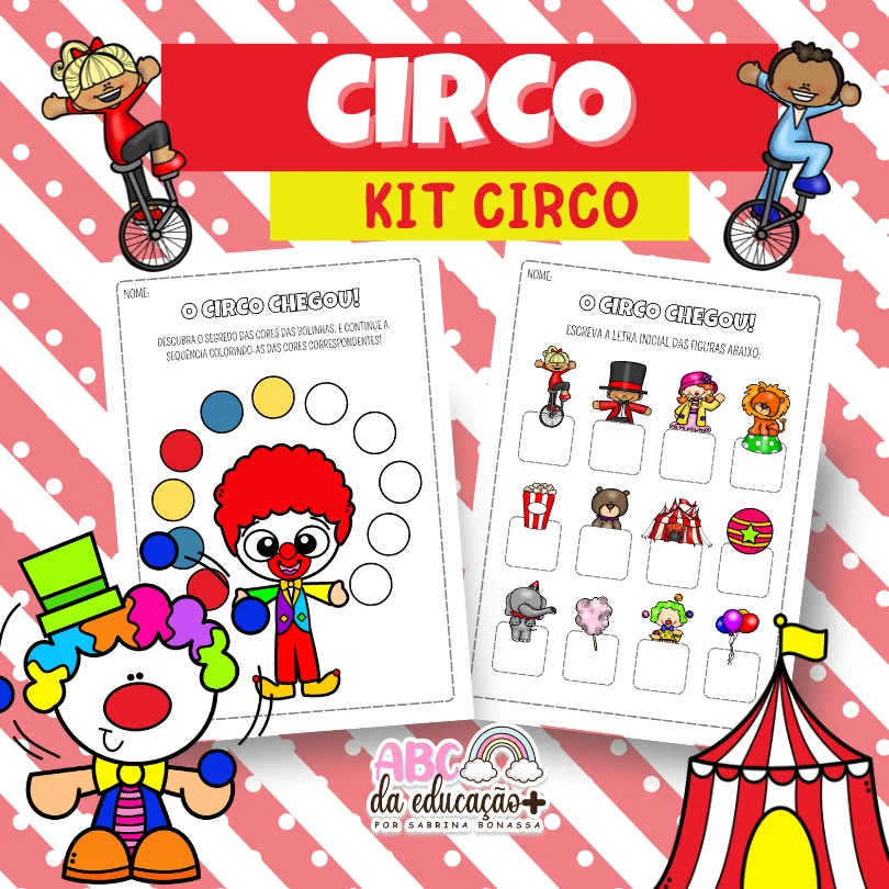 Kit Dia do Circo – Alfabetização e Educação Infantil
