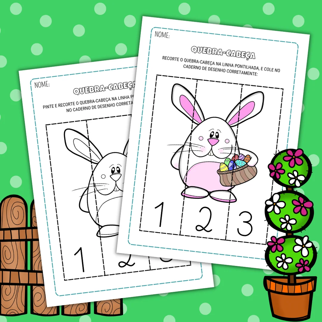 Apostila de Atividades de Páscoa – Alfabetização e Educação Infantil - Image 8