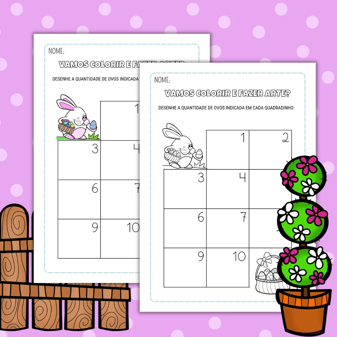 Apostila de Atividades de Páscoa – Alfabetização e Educação Infantil - Image 7