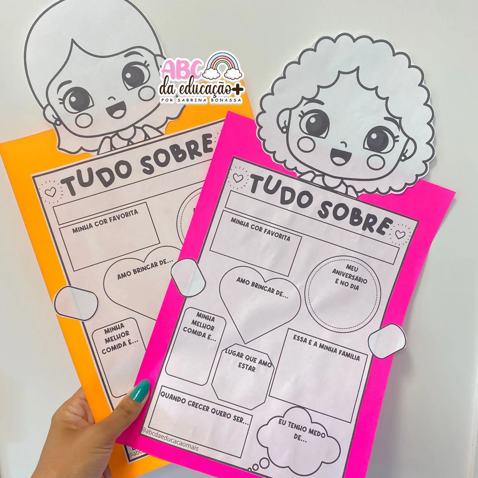 Um pouco sobre Mim – Lapbook da Identidade e a Atividade de Apresentação - Imagem 6