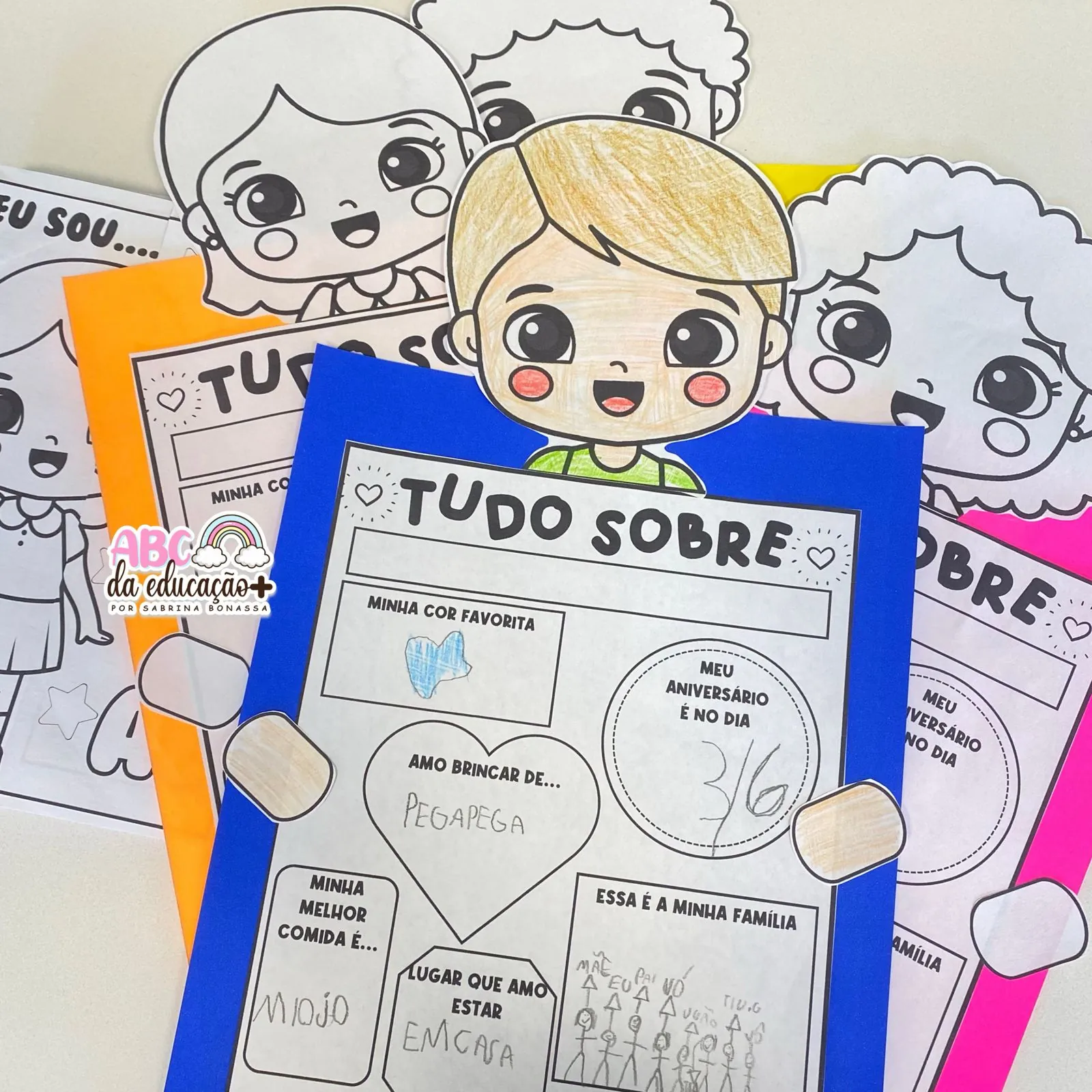 Um pouco sobre Mim – Lapbook da Identidade e a Atividade de Apresentação