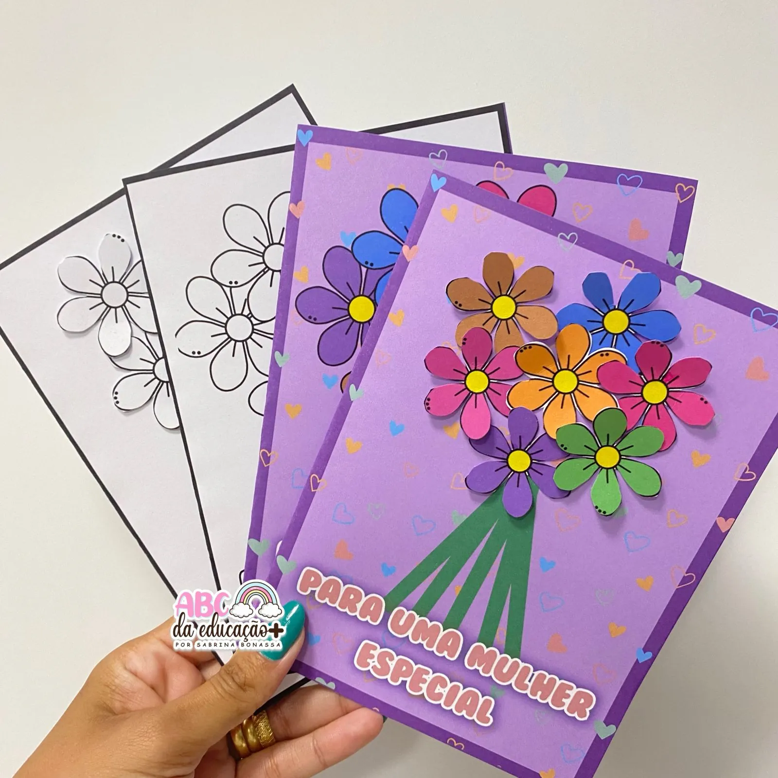 Kit Dia Da Mulher – Painel – Cartão – Atividade - Imagem 3