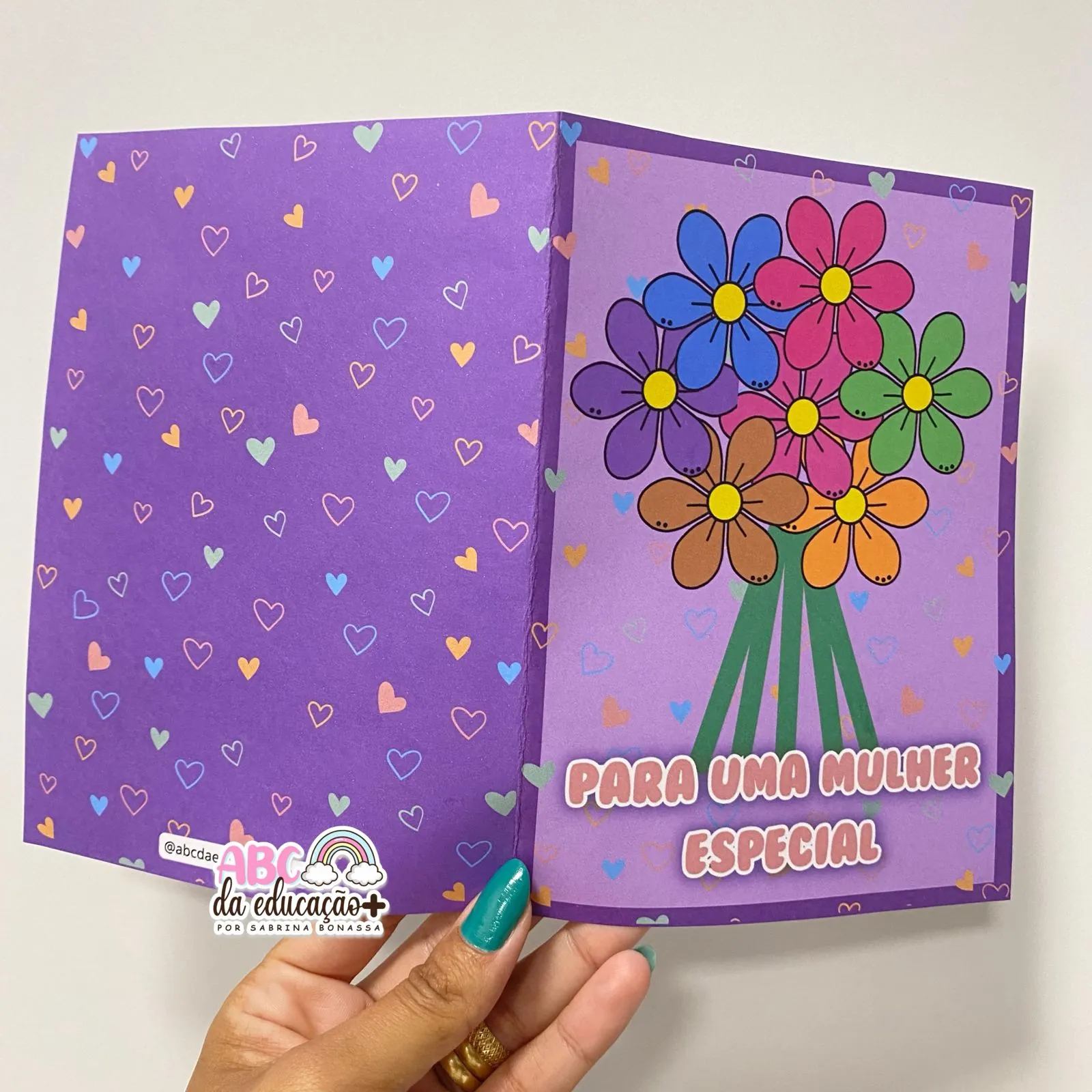 Kit Dia Da Mulher – Painel – Cartão – Atividade - Imagem 2