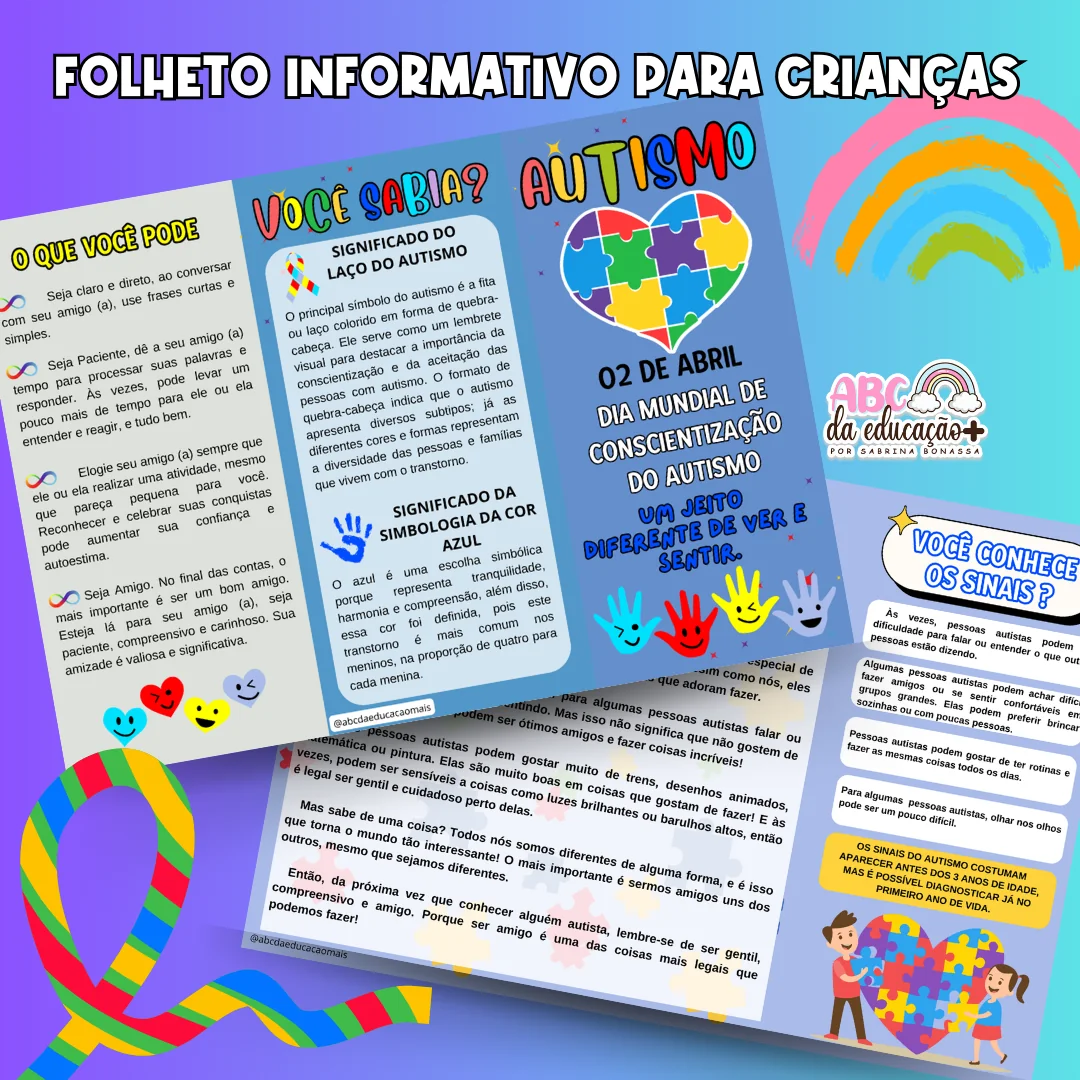 Autismo – Folheto + Plano de Aula + Lembrancinhas - Image 2