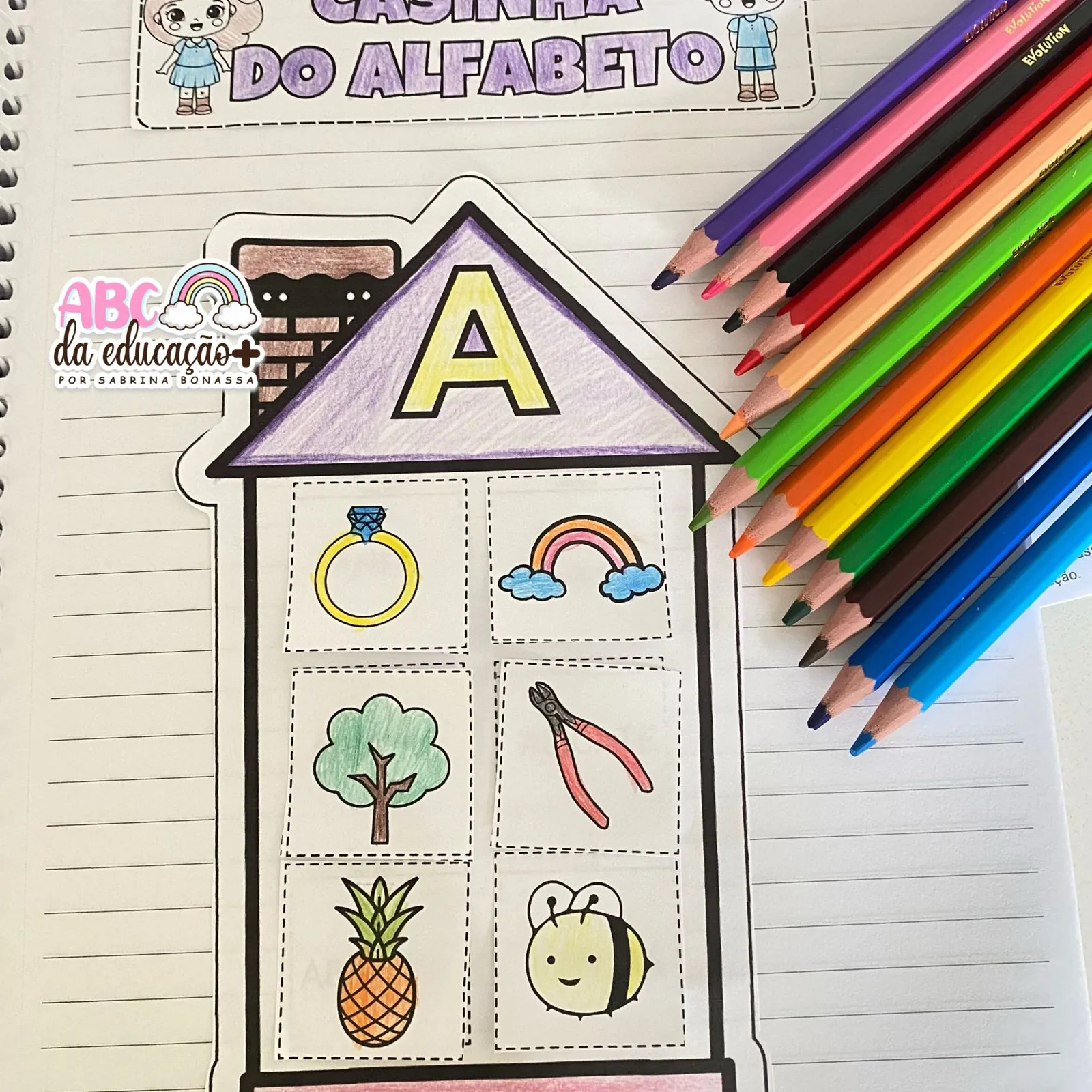 Casinha do Alfabeto – Atividade Interativa de A a Z - Imagem 2