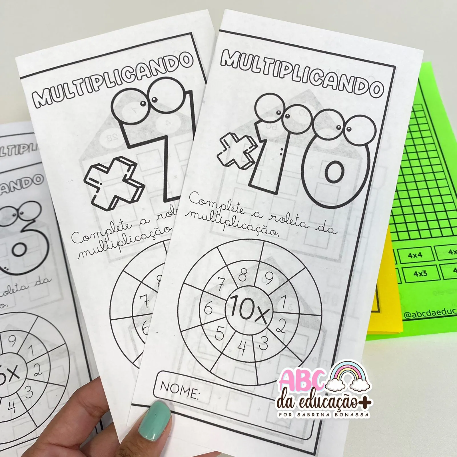 Folheto da Multiplicação – 1 ao 10