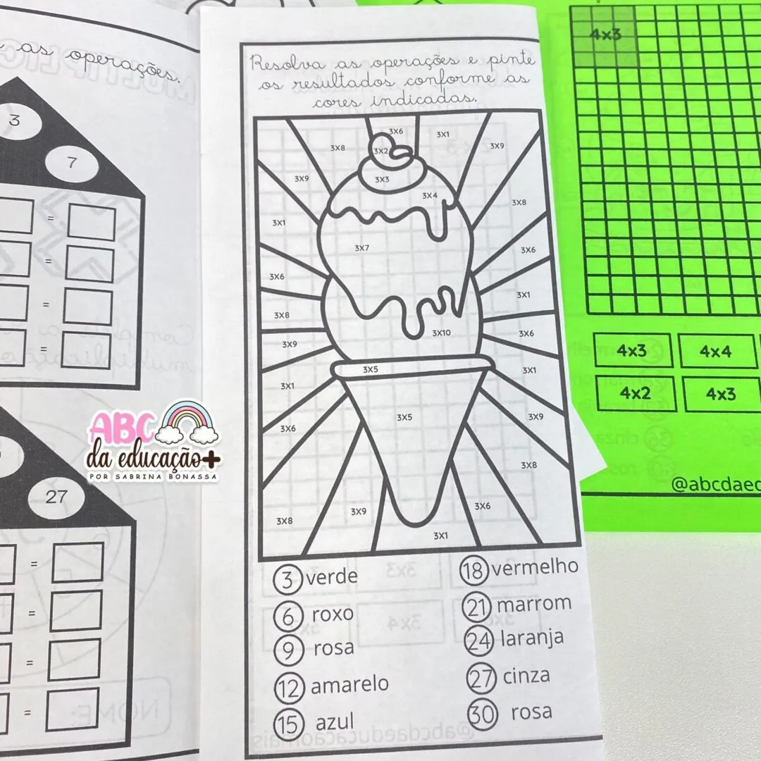 Folheto da Multiplicação – 1 ao 10 - Image 3