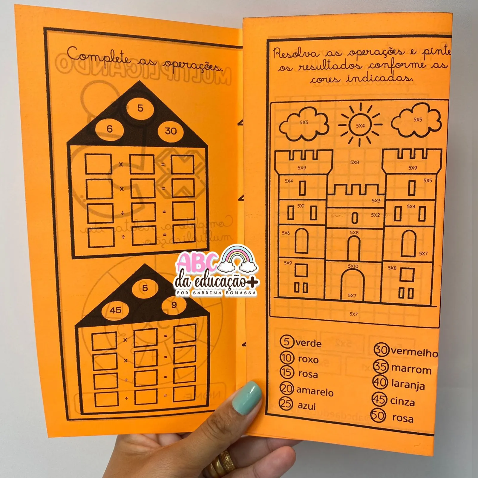 Folheto da Multiplicação – 1 ao 10 - Imagem 6