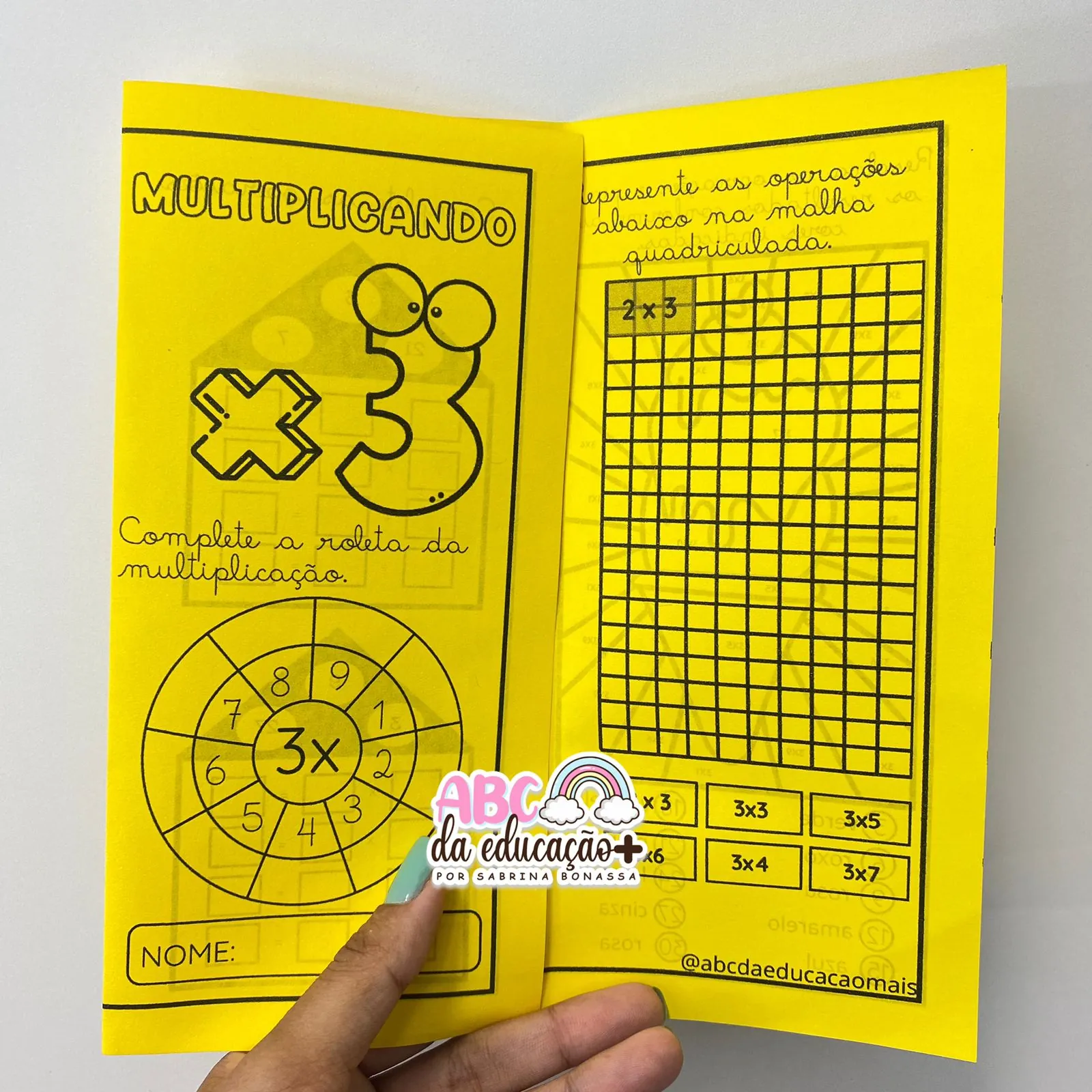 Folheto da Multiplicação – 1 ao 10 - Imagem 8