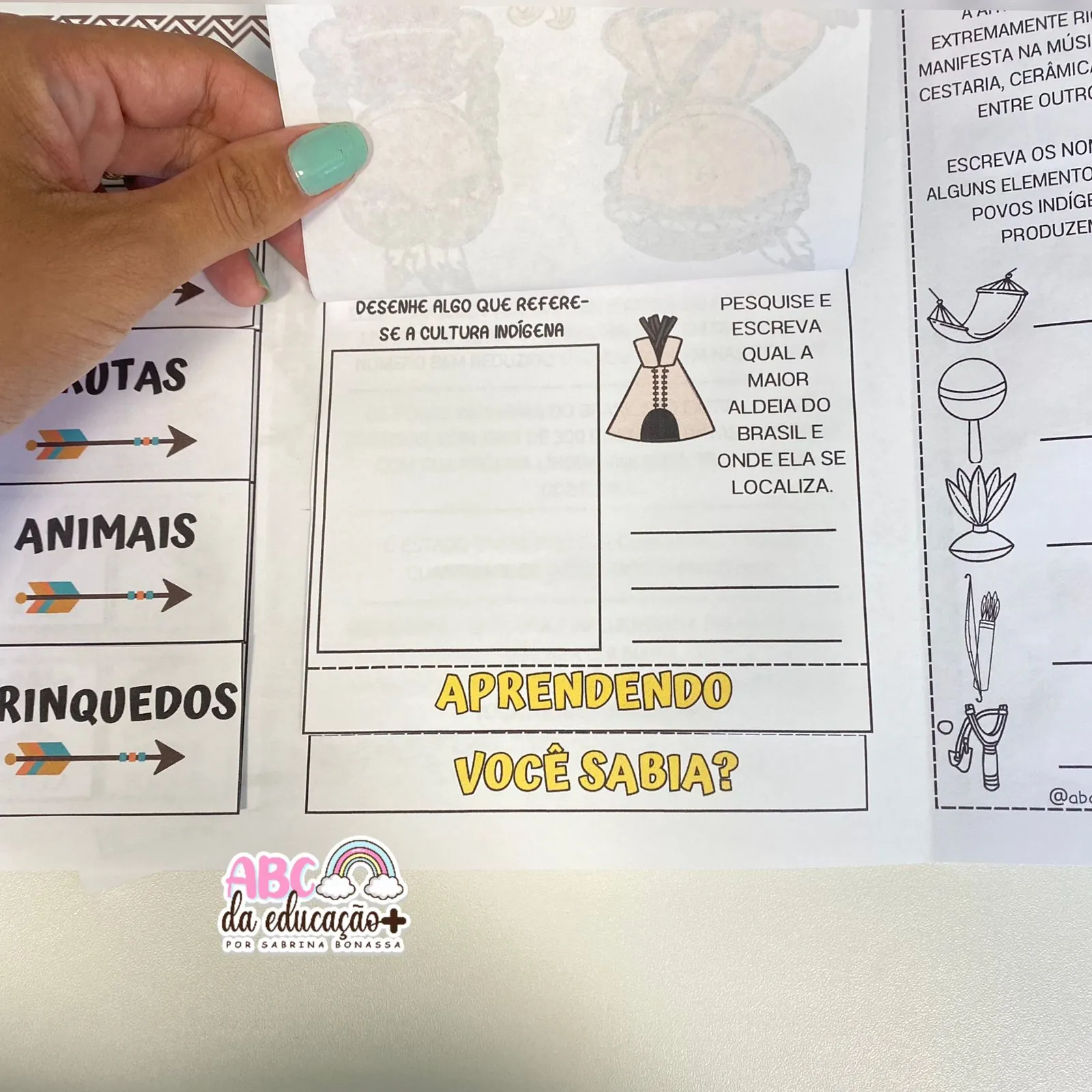 Lapbook Povos Indígenas - Imagem 9