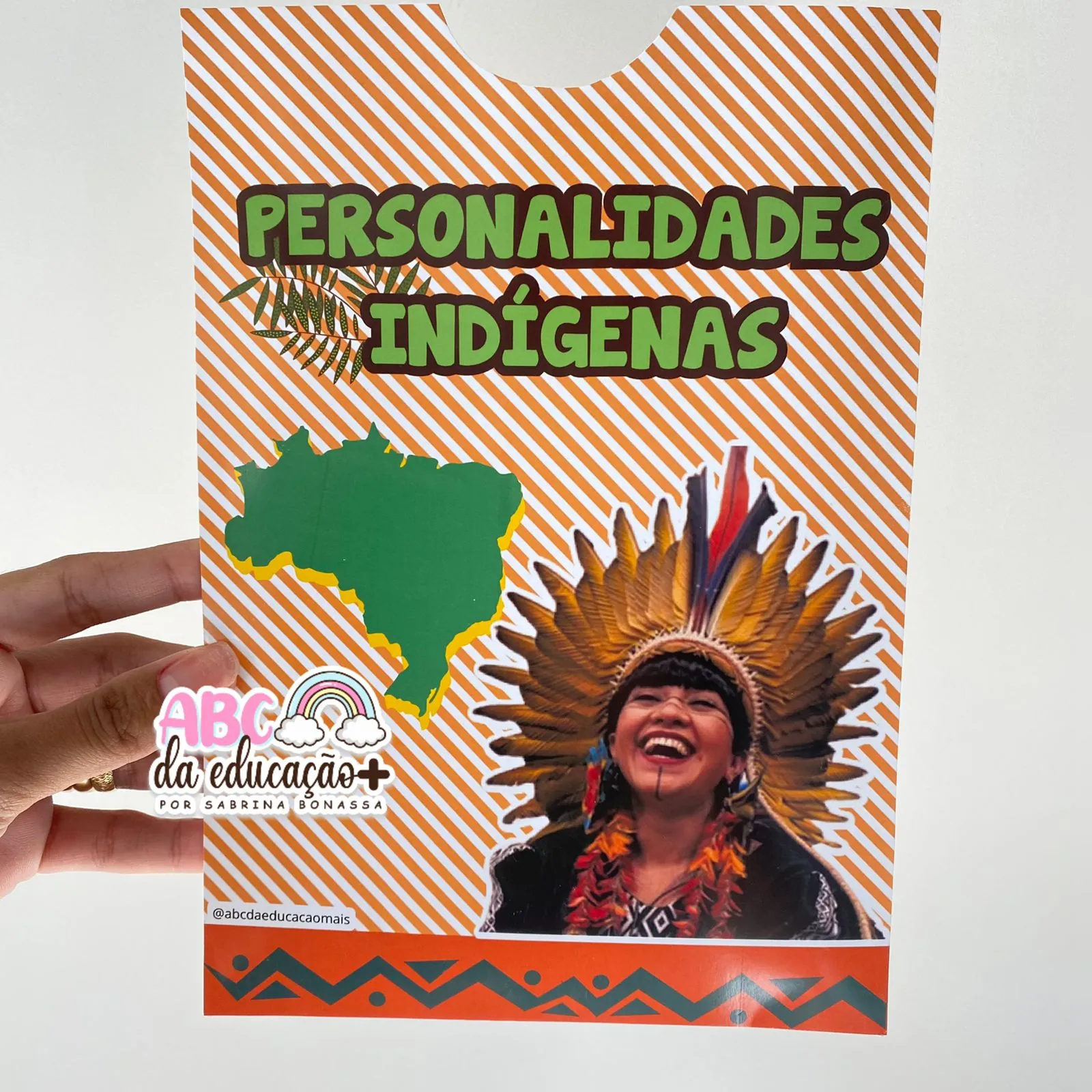 Fichas Informativas Personalidades Indígenas + atividade interativa + plano de aula - Imagem 3