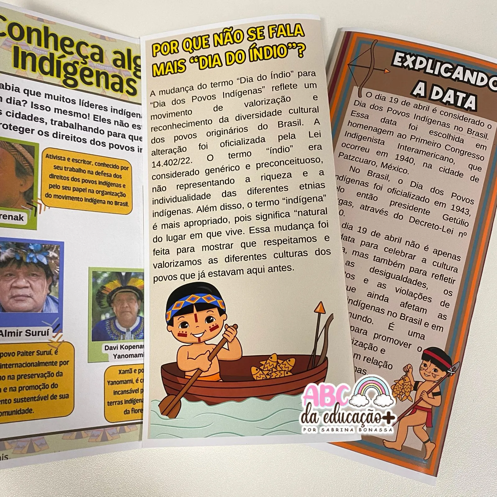 Folder Informativo Povos Indígenas + Plano de aula - Imagem 9