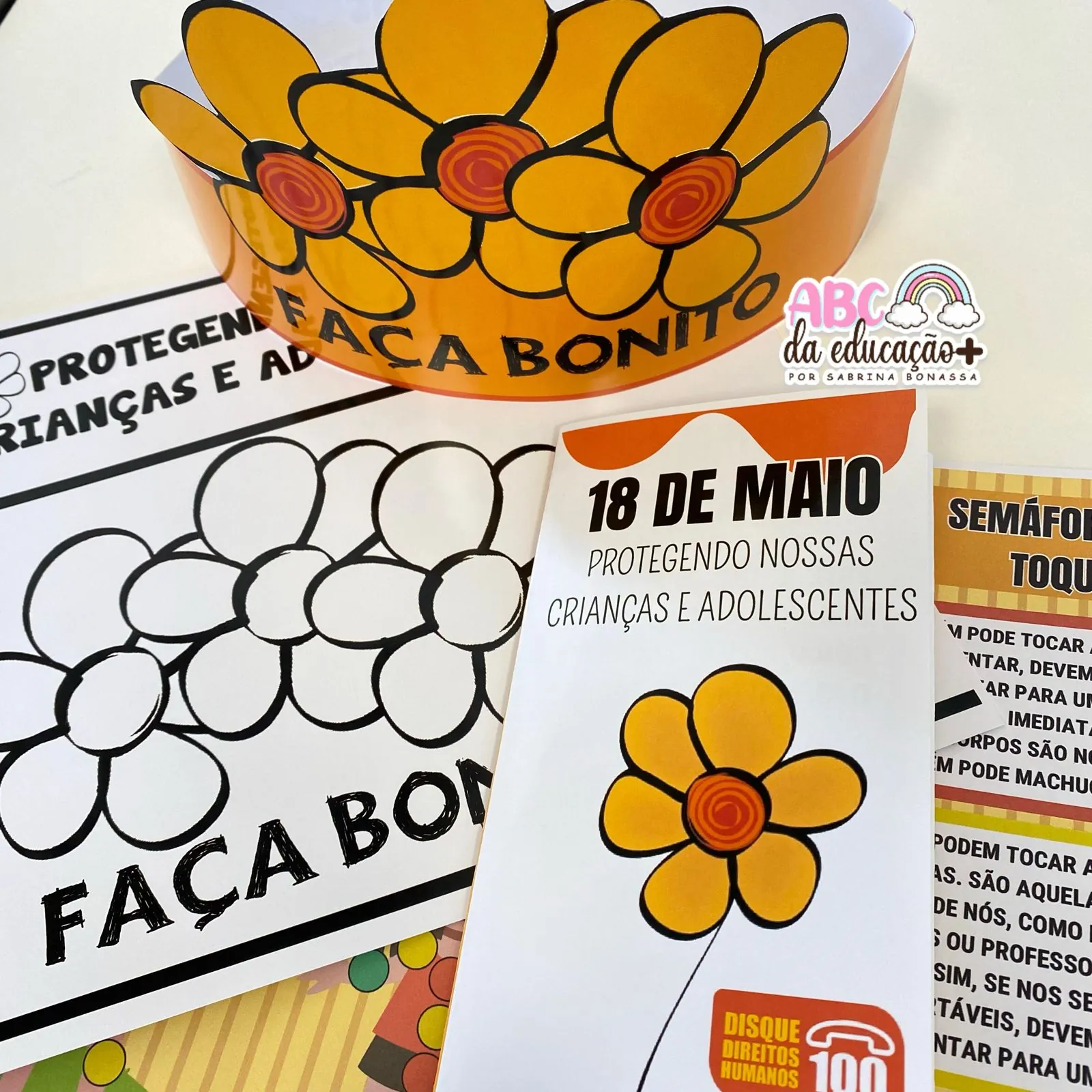 Folheto Maio Laranja – Guia para as crianças - Imagem 6