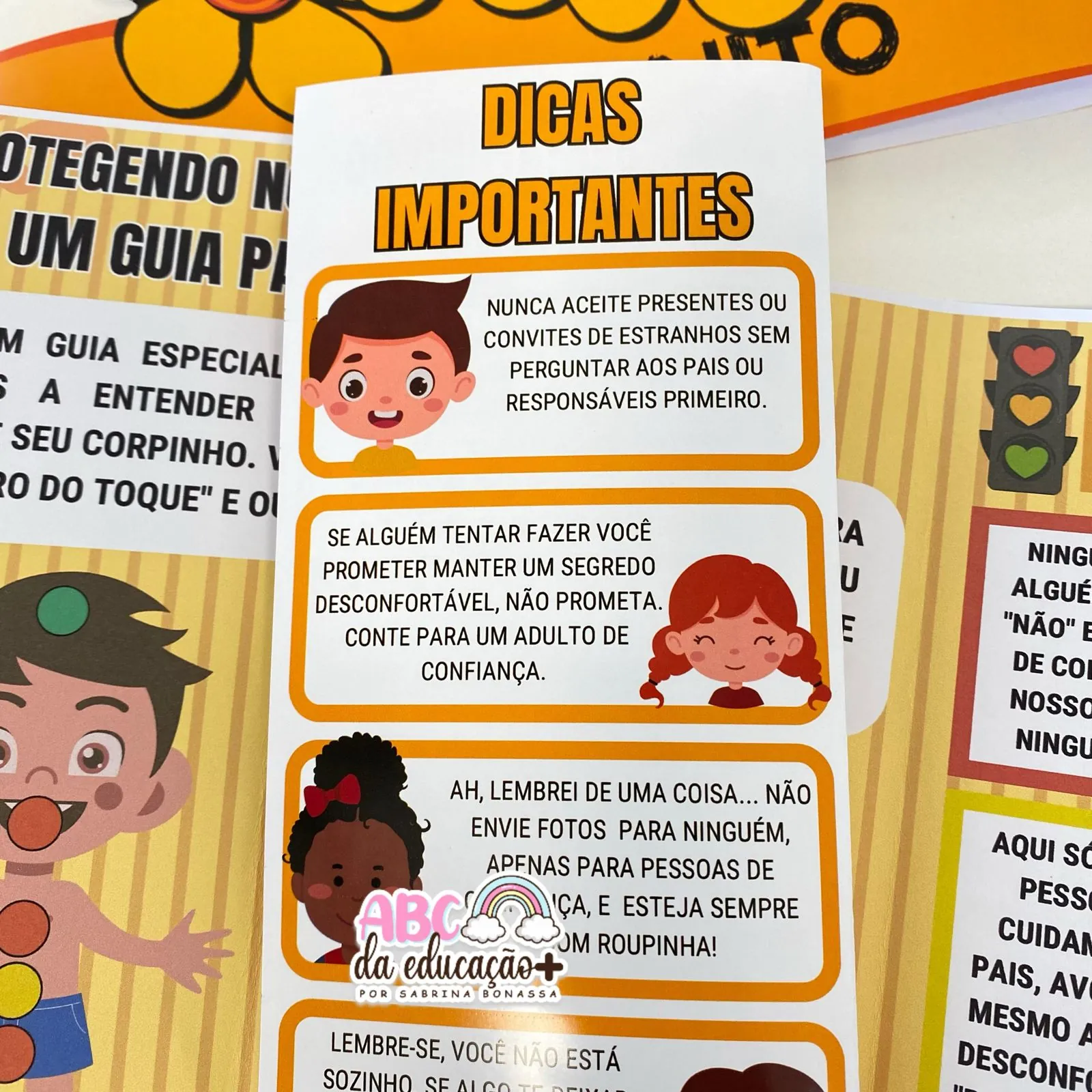 Folheto Maio Laranja – Guia para as crianças - Imagem 4