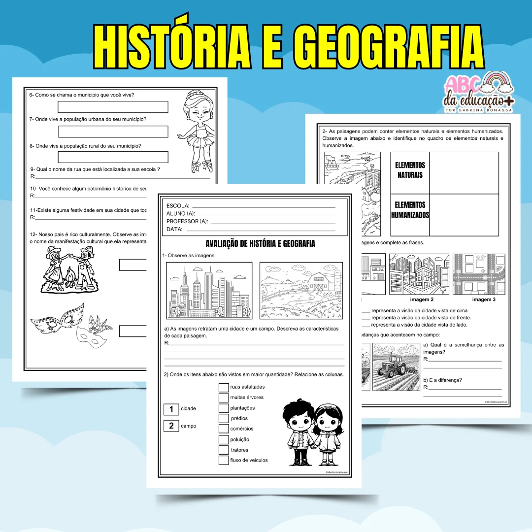 Kit Avaliações 3º ano – 1º bimestre – Editável - Image 7