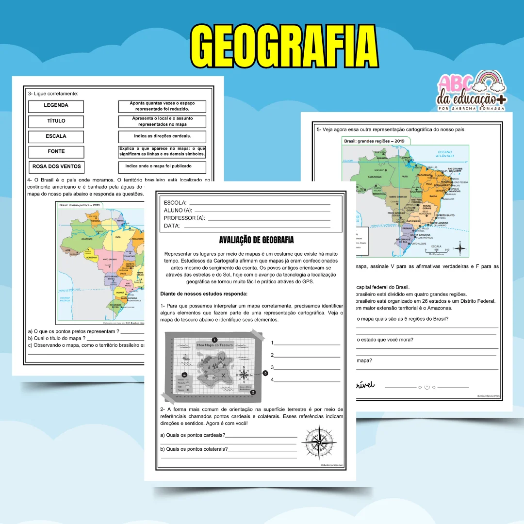 Kit Avaliações 4º ano – 1º bimestre – Editável - Image 6