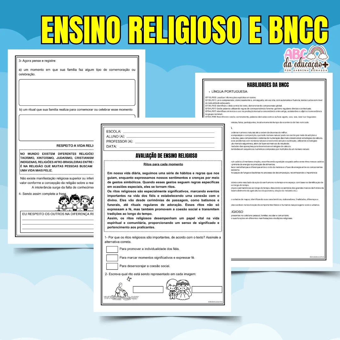 Kit Avaliações 4º ano – 1º bimestre – Editável - Image 9