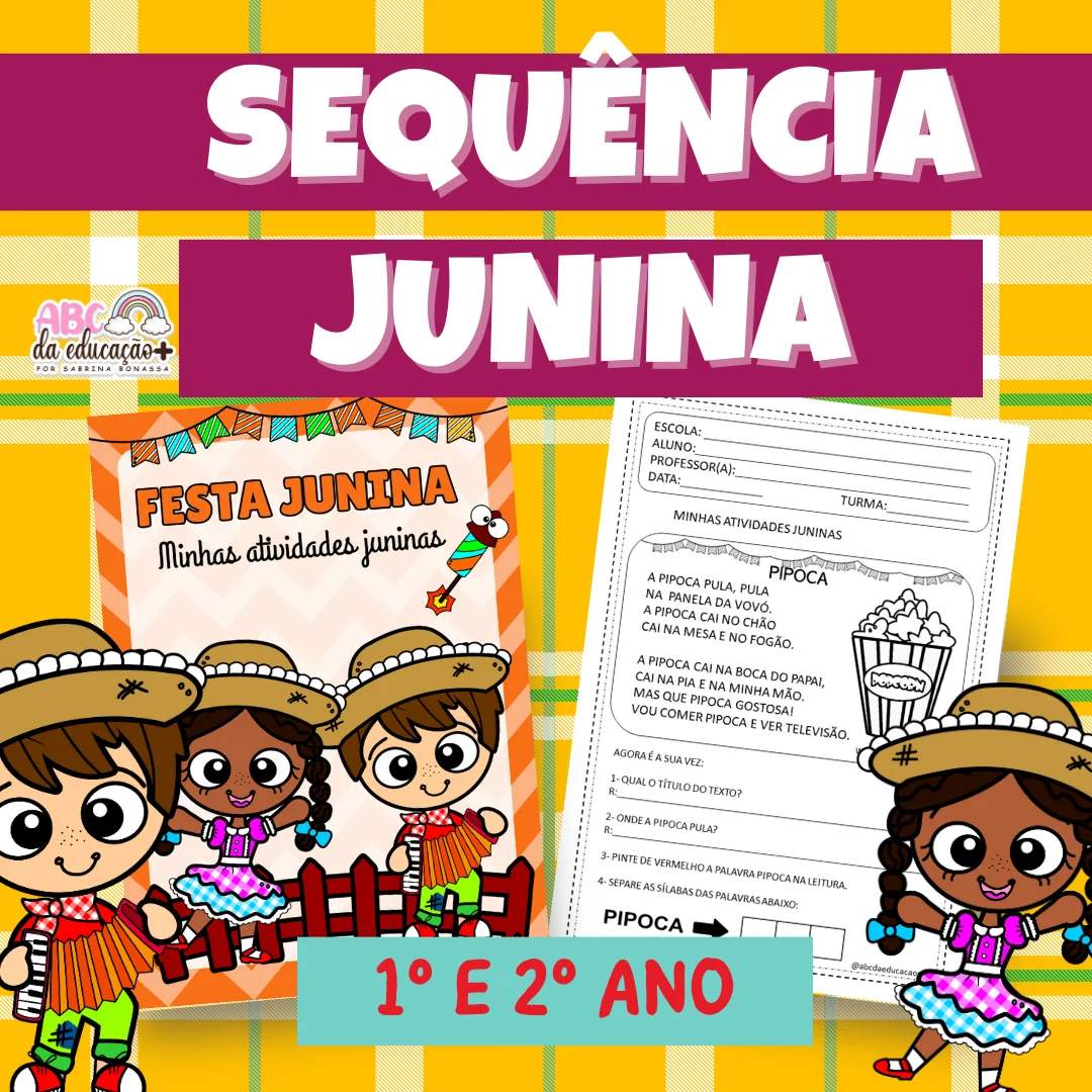 Sequencia Didática junina- 1º e 2º ano