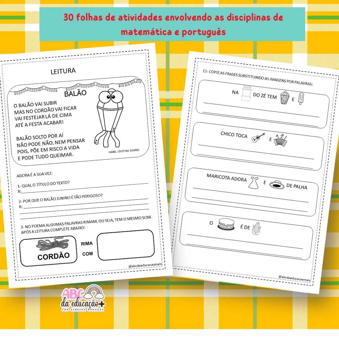 Sequencia Didática junina- 1º e 2º ano - Image 3