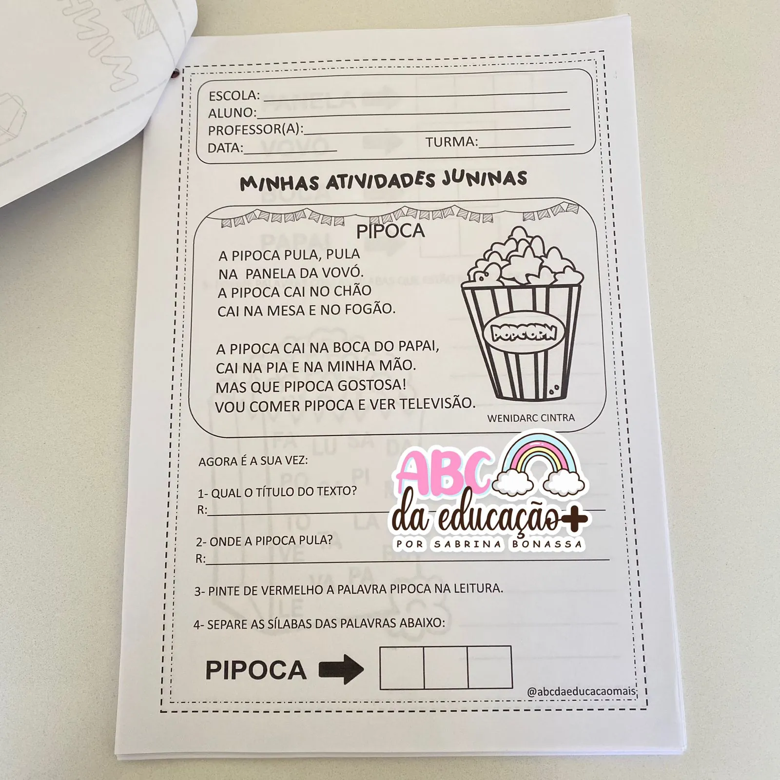 Sequencia Didática junina- 1º e 2º ano - Imagem 9