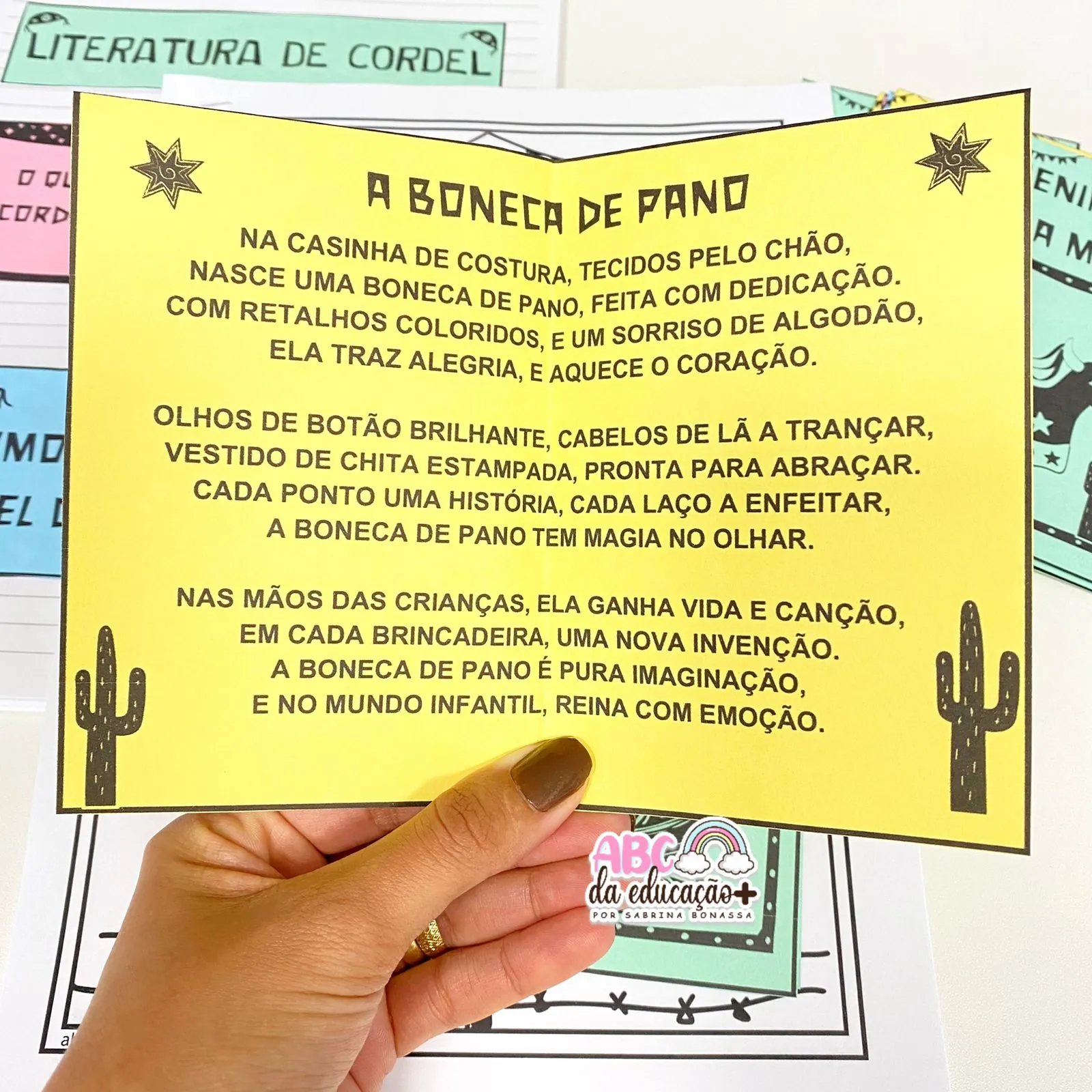 Cordel Literário - Projeto, atividades e painel - Imagem 7