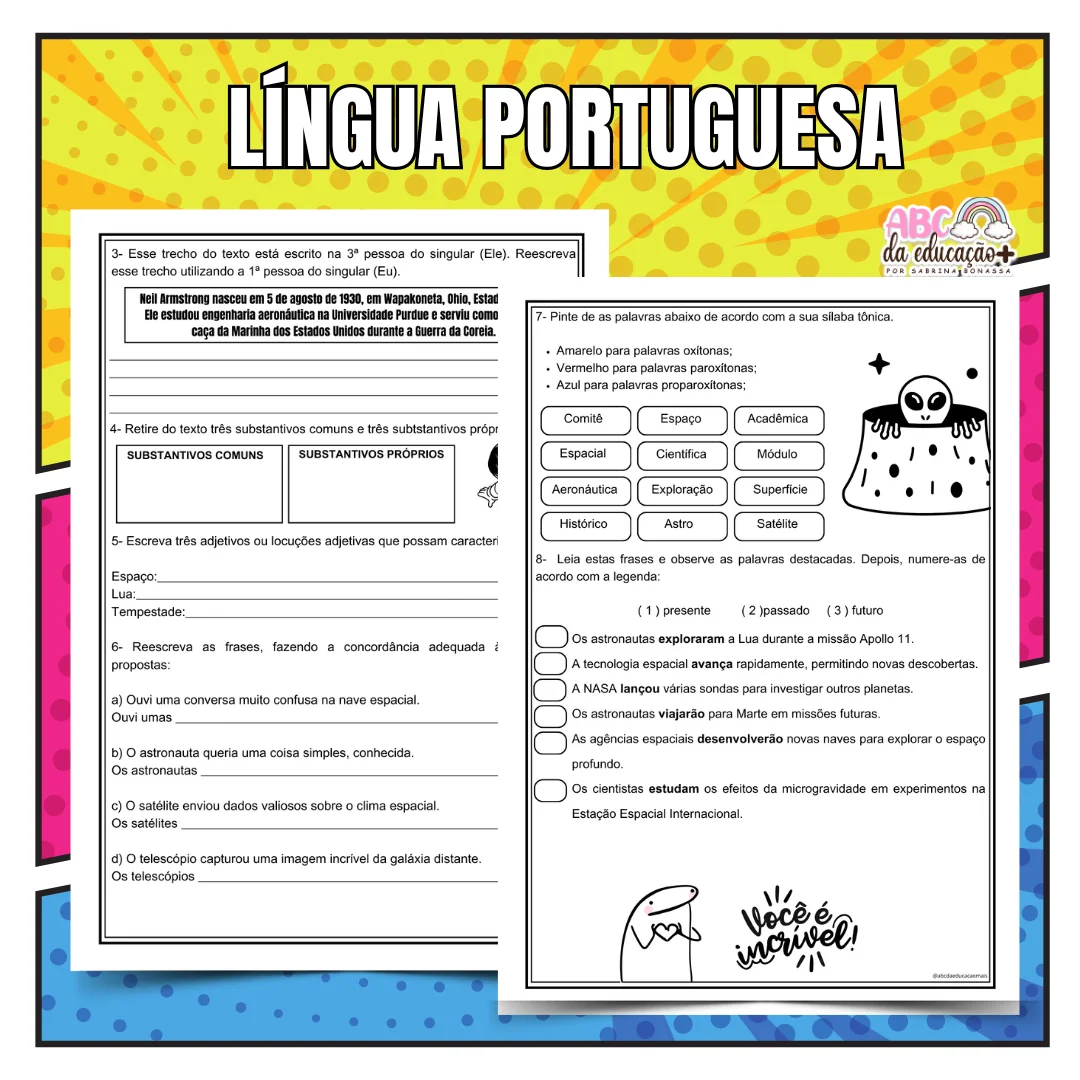Kit Avaliações 5º ano – 1º bimestre – Editável - Image 3