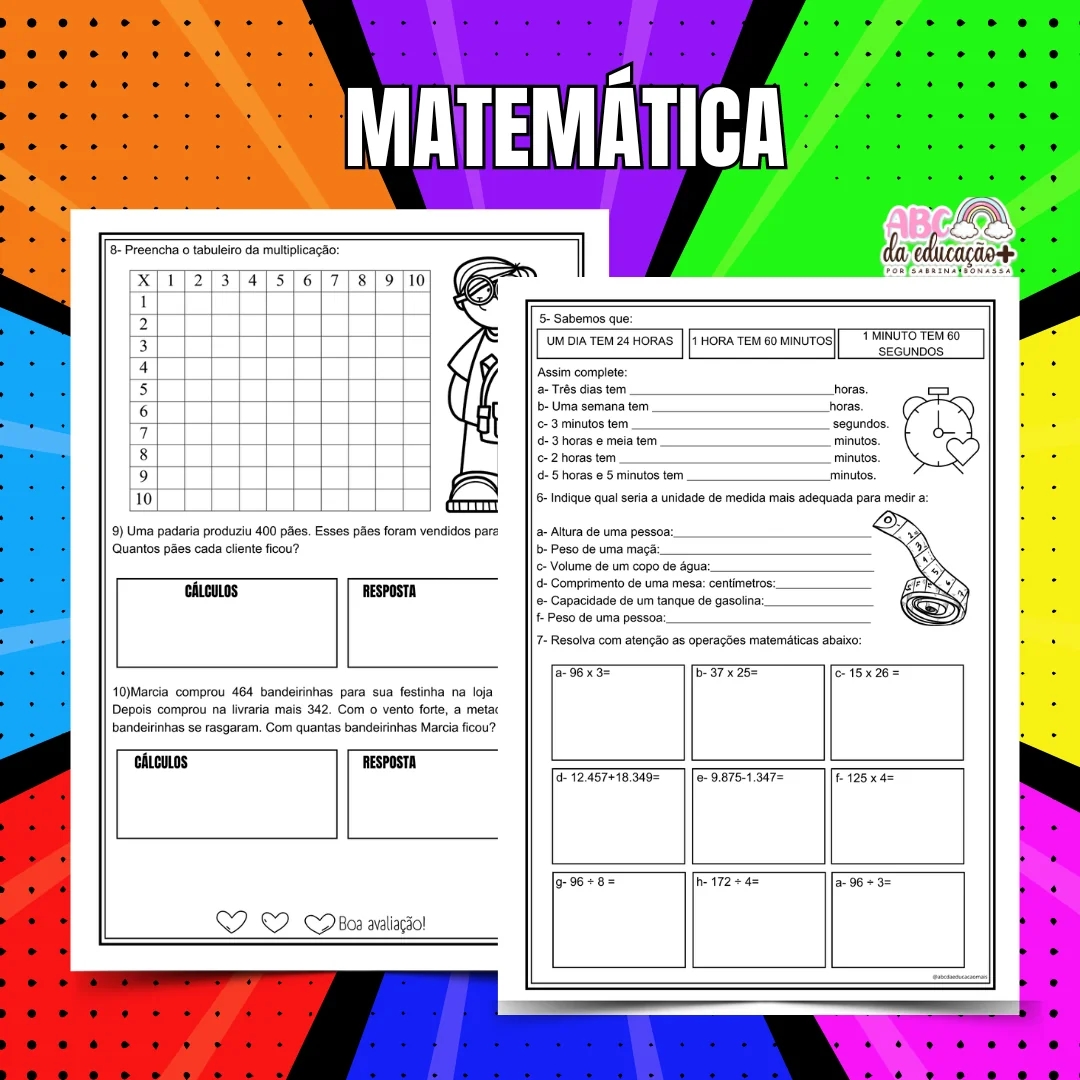 Kit Avaliações 5º ano – 2º bimestre – Editável - Image 5