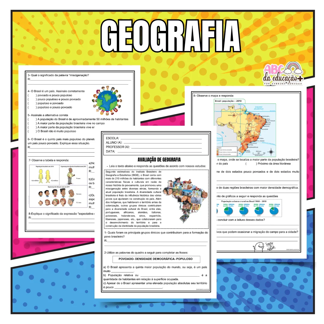 Kit Avaliações 5º ano – 1º bimestre – Editável - Image 6