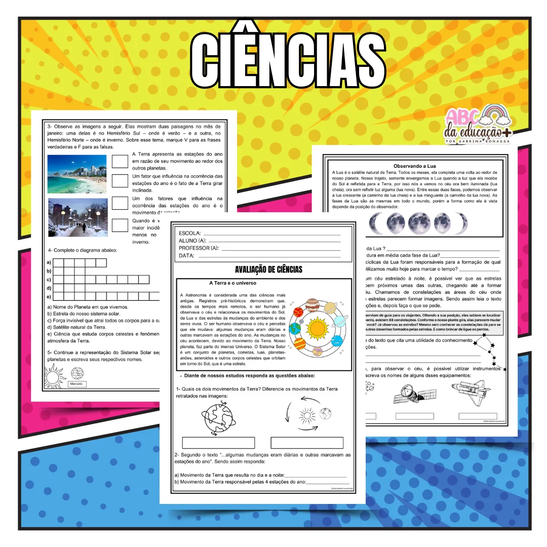 Kit Avaliações 5º ano – 1º bimestre – Editável - Image 7
