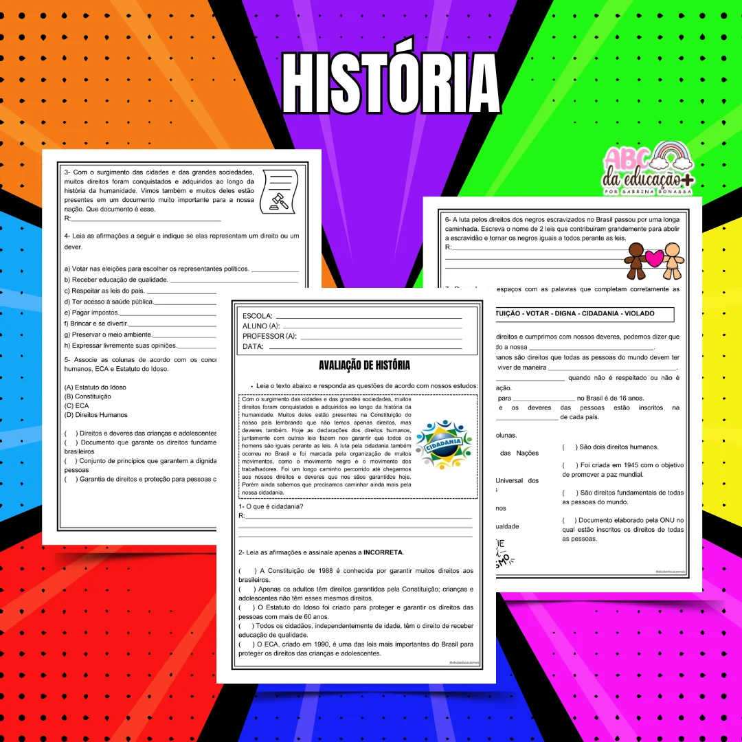Kit Avaliações 5º ano – 2º bimestre – Editável - Image 7