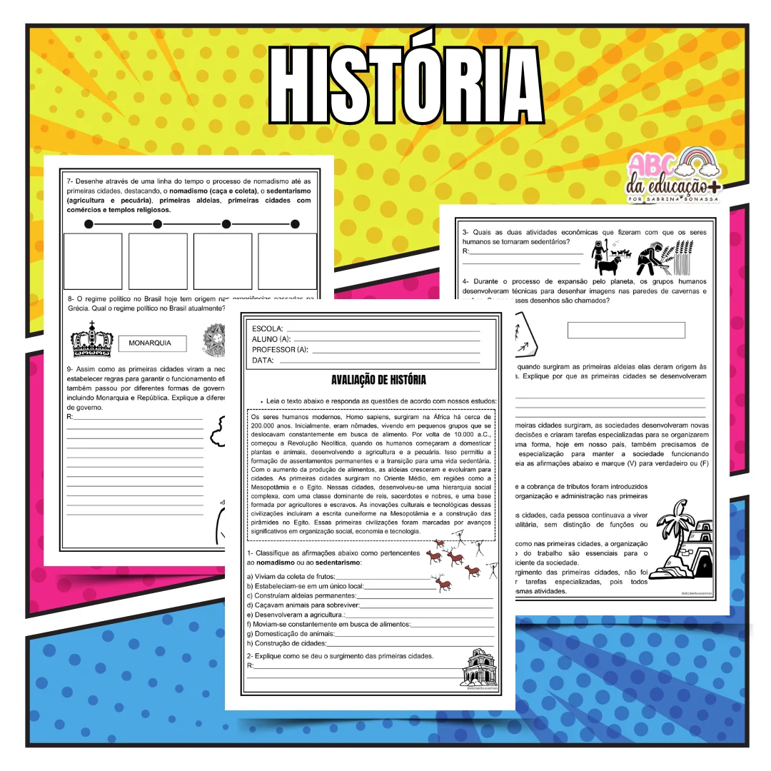 Kit Avaliações 5º ano – 1º bimestre – Editável - Image 8