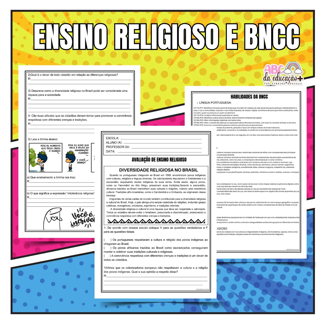 Kit Avaliações 5º ano – 1º bimestre – Editável - Image 9