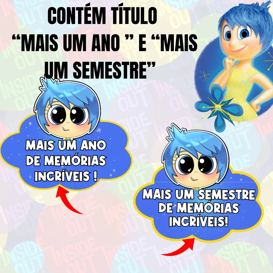 Moldura de Fotos no Bambolê “Divertida Mente” para Volta às Aulas - Image 3