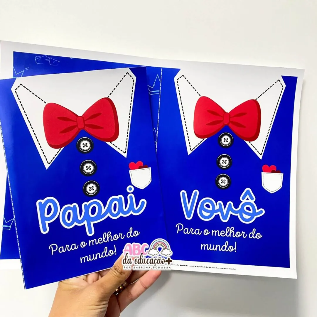 Cartão dia dos Pais Camisa
