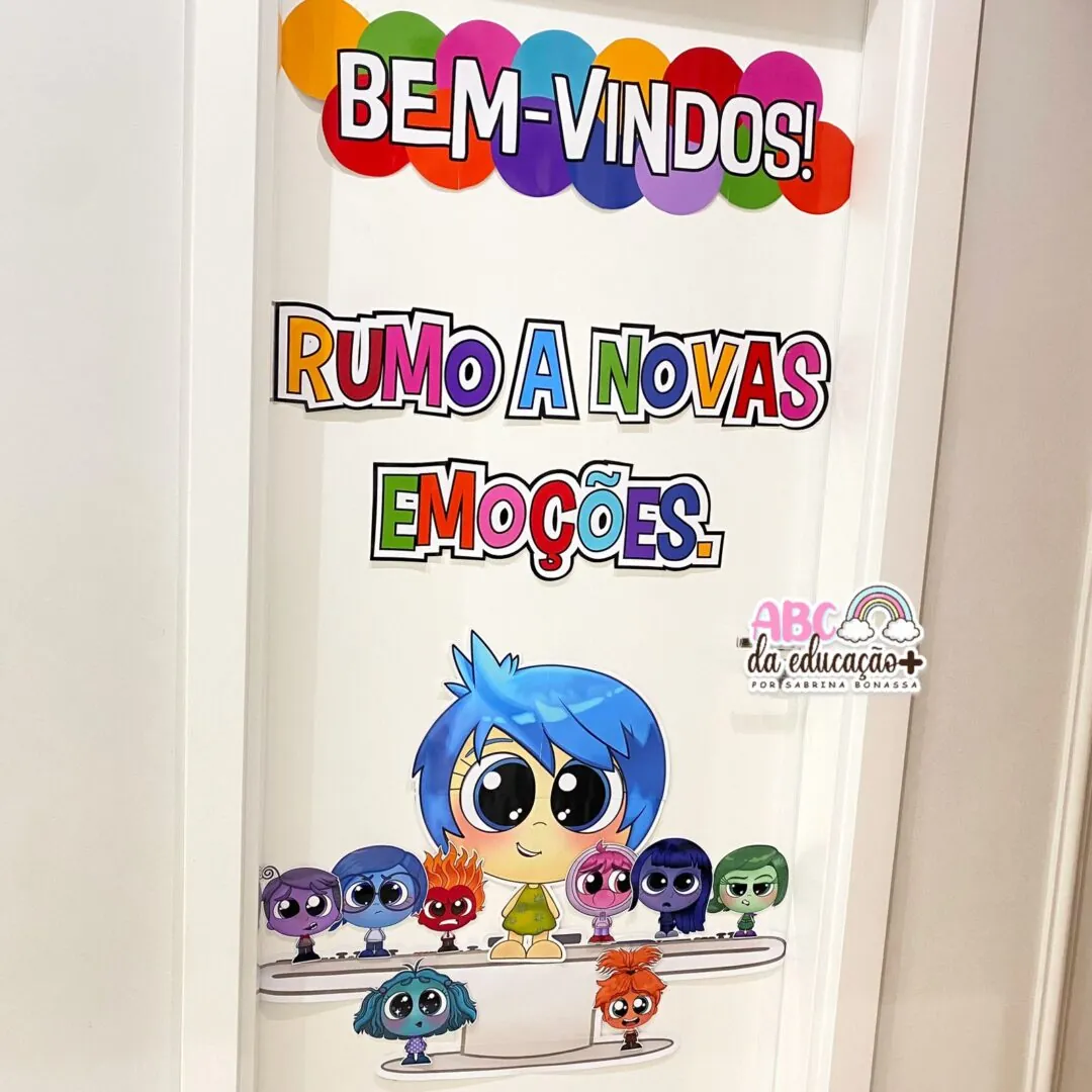 Painel de Porta Volta às aulas – Divertida Mente - Image 5