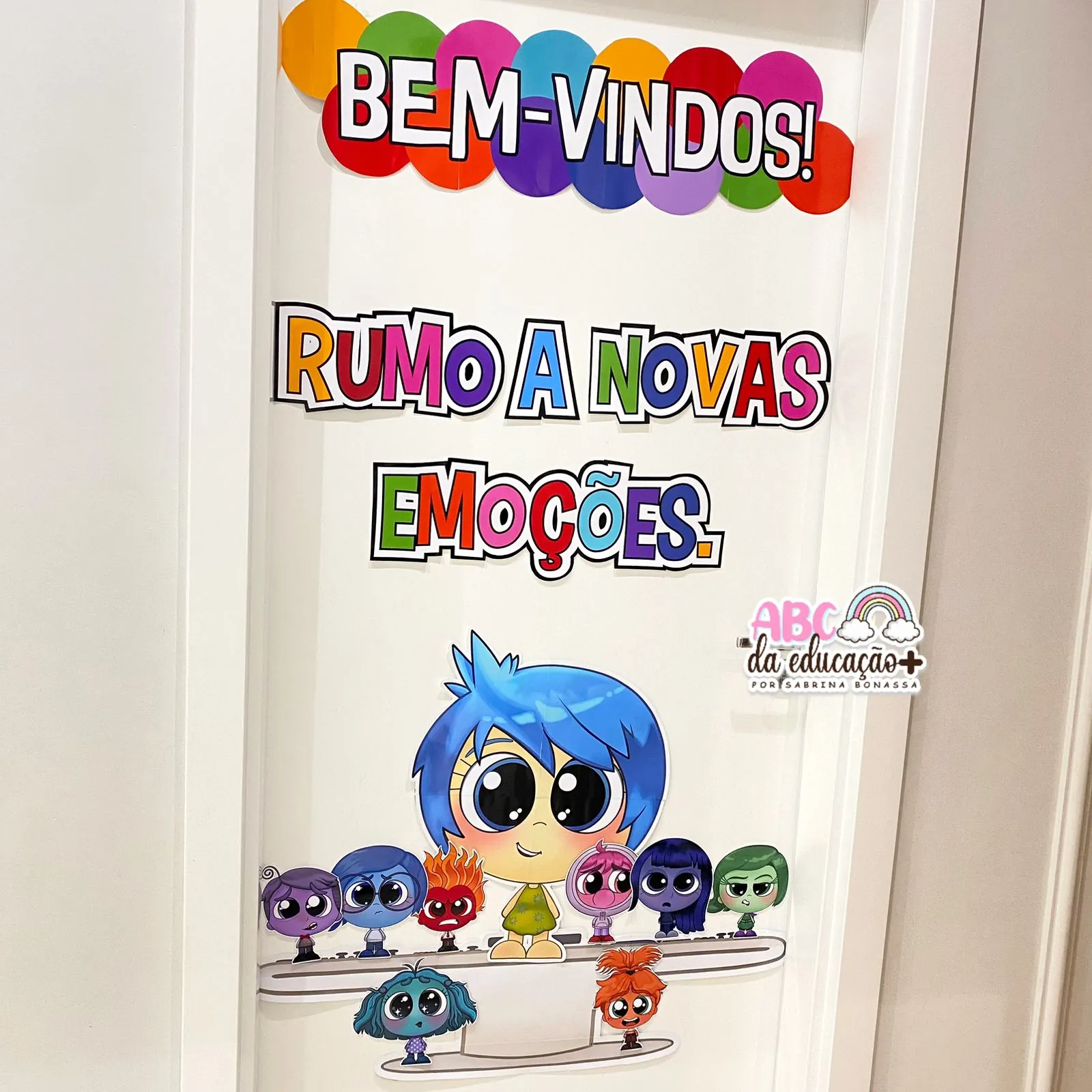 Painel de Porta Volta às aulas – Divertida Mente - Imagem 5