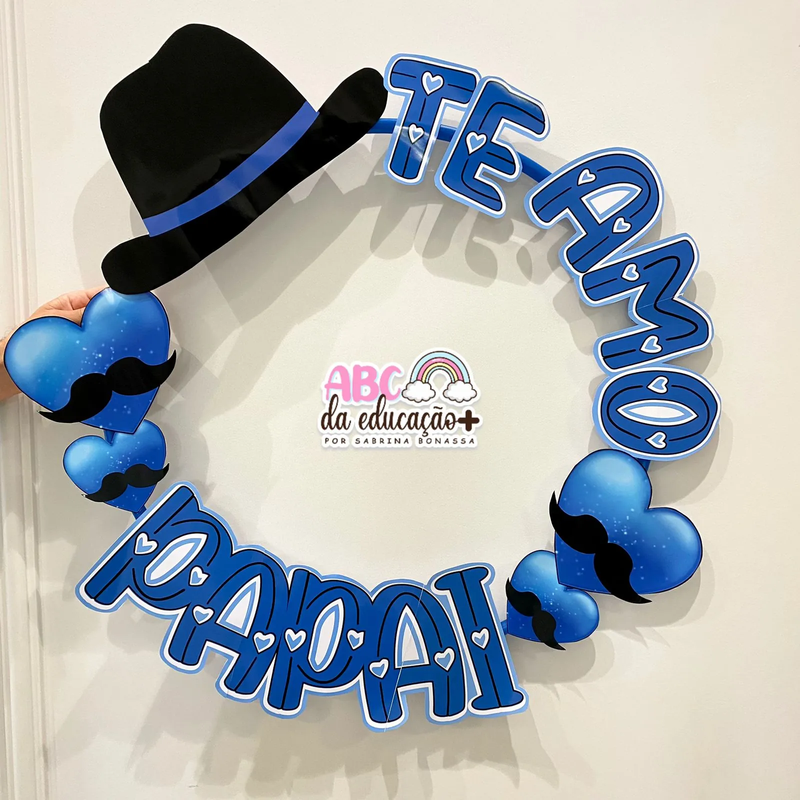 Moldura de Fotos no Bambolê Dia dos Pais - Imagem 4