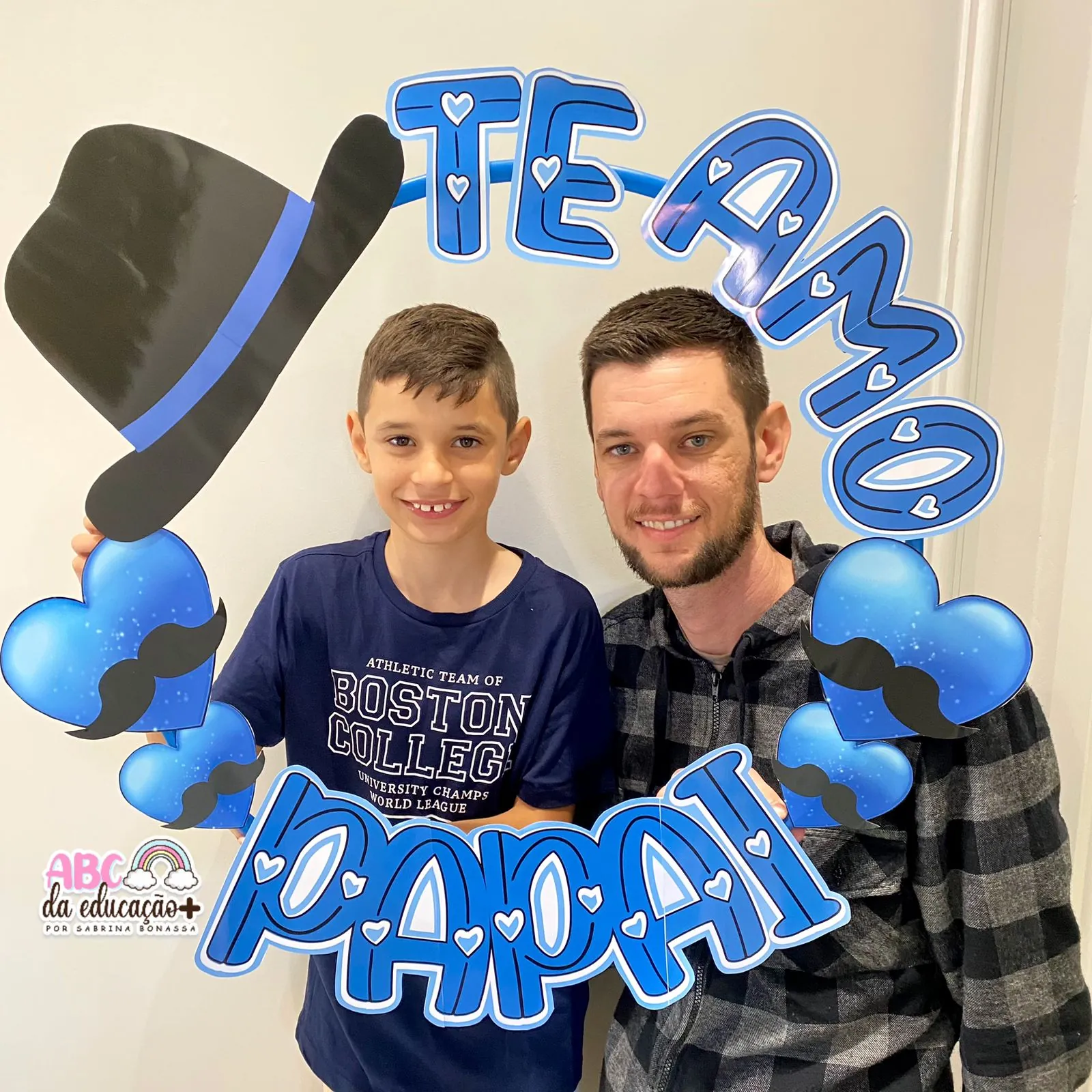 Moldura de Fotos no Bambolê Dia dos Pais - Imagem 2