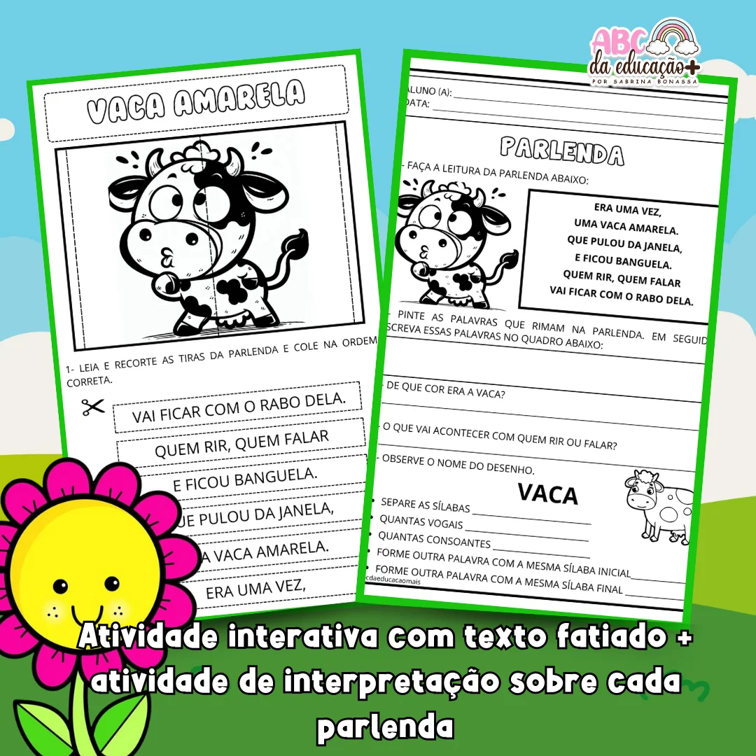 Projeto Parlendas Alfabetização - Image 2