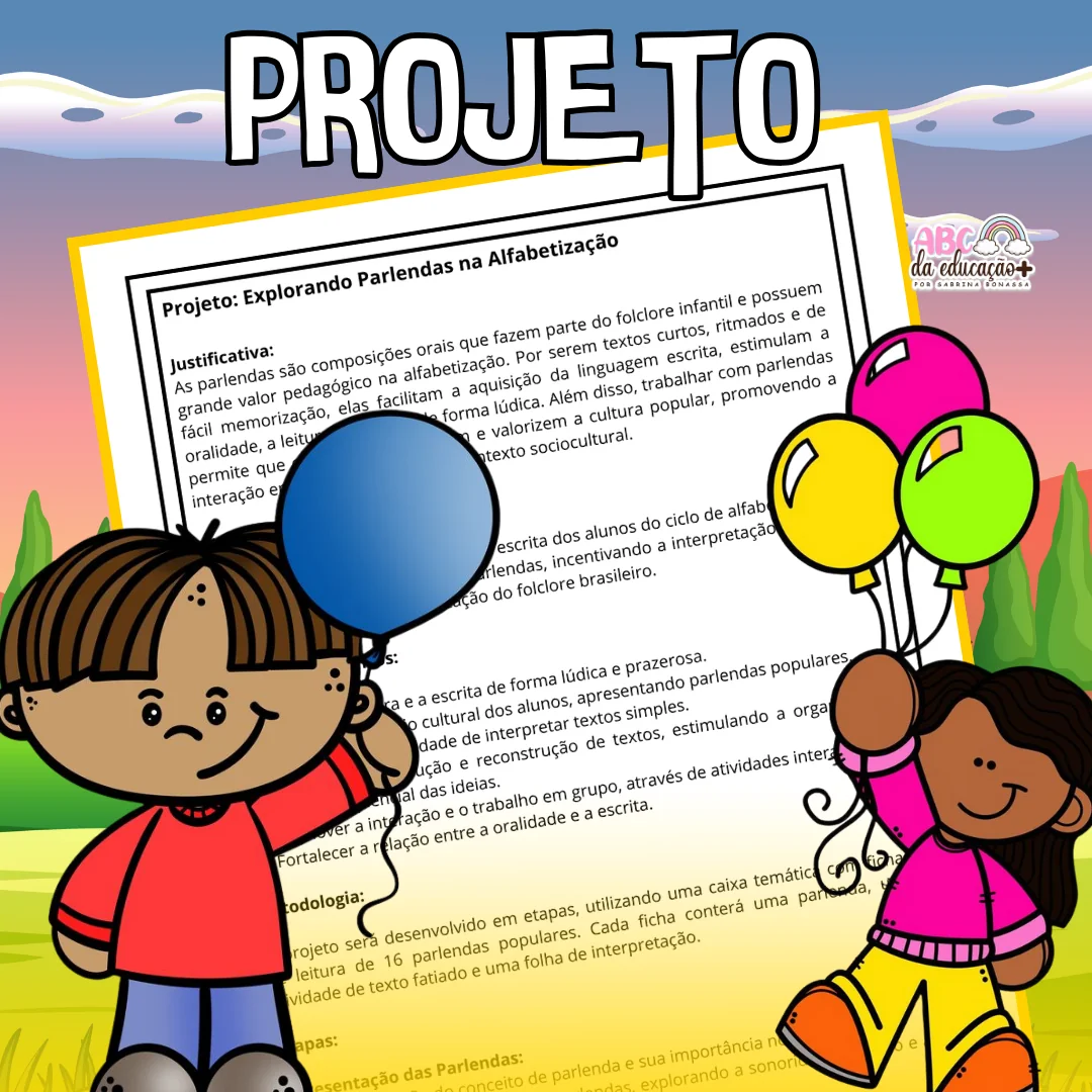 Projeto Parlendas Alfabetização - Image 3