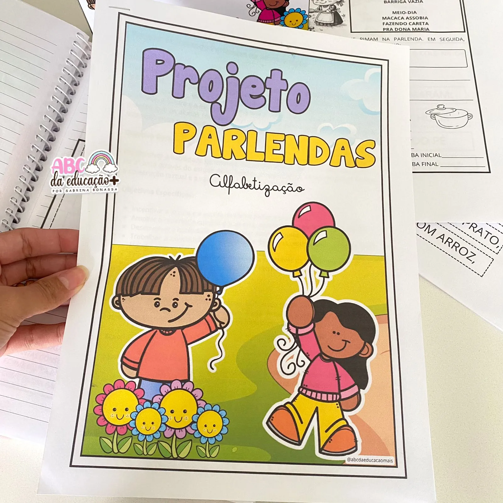 Projeto Parlendas Alfabetização - Imagem 8