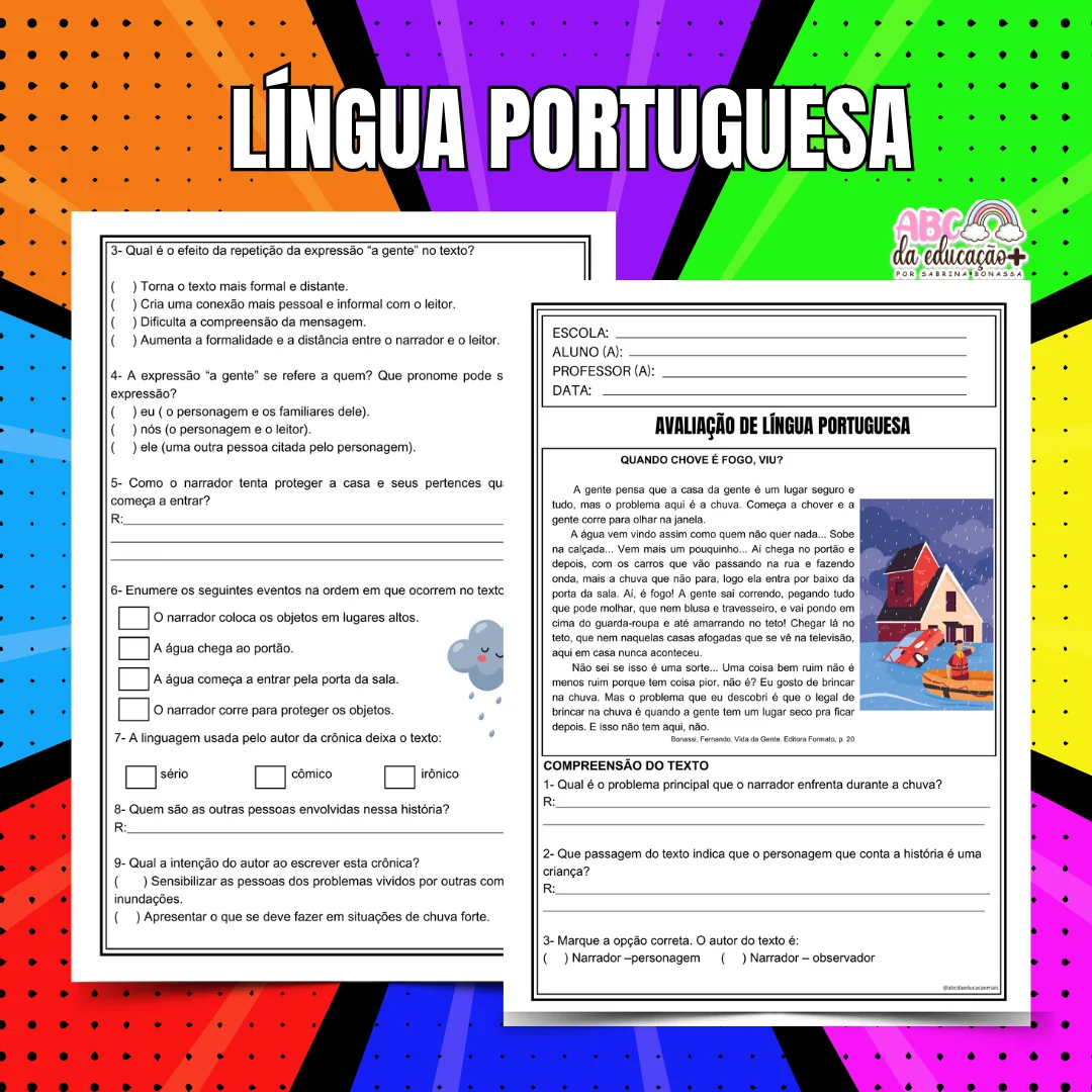 Kit Avaliações 5º ano – 3º bimestre – Editável - Image 2