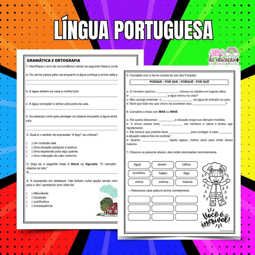 Kit Avaliações 5º ano – 3º bimestre – Editável - Image 3