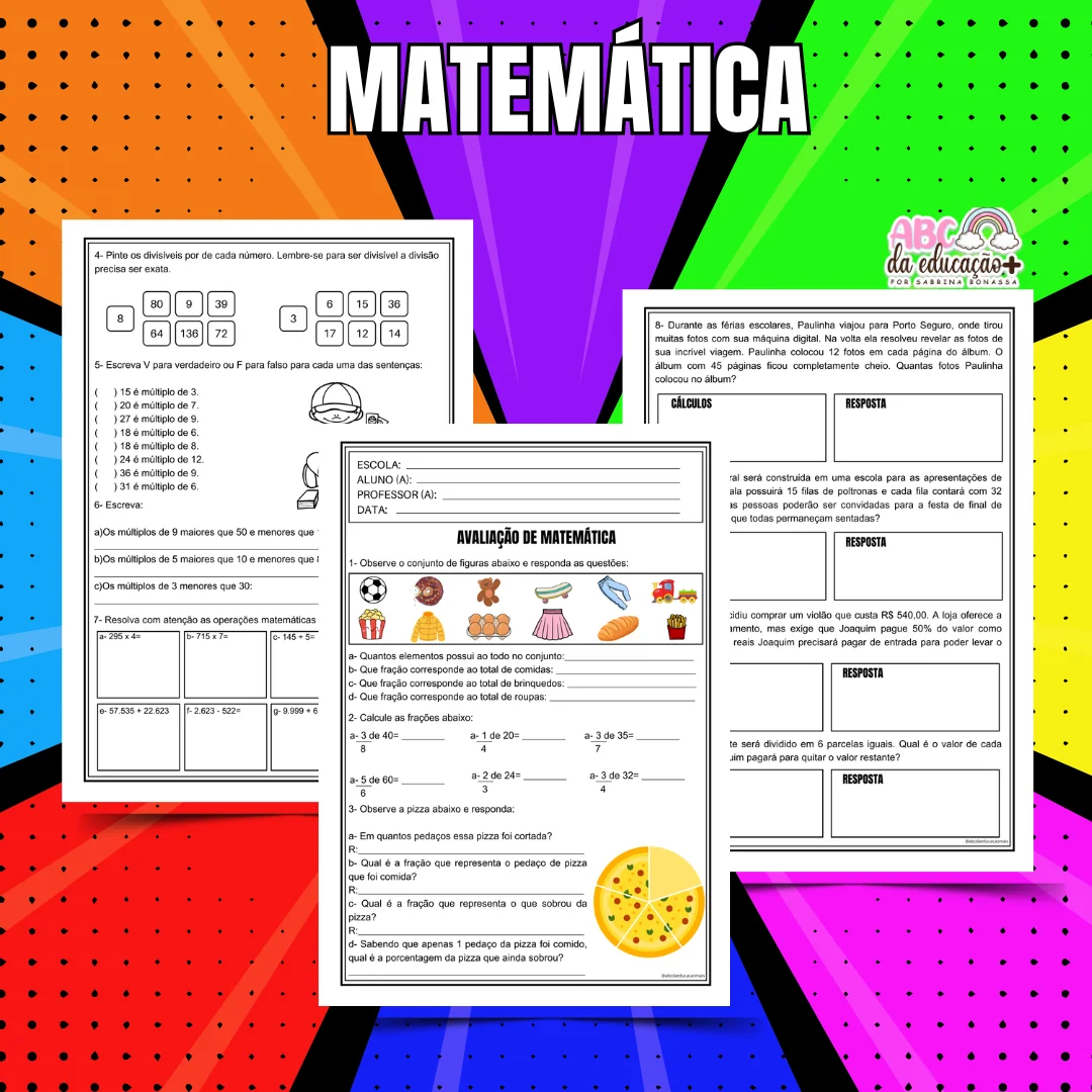 Kit Avaliações 5º ano – 3º bimestre – Editável - Image 4